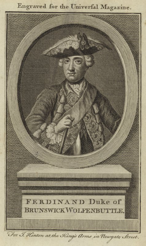 Ferdinand, hertug af Brunswick Wolfenbuttle af English School