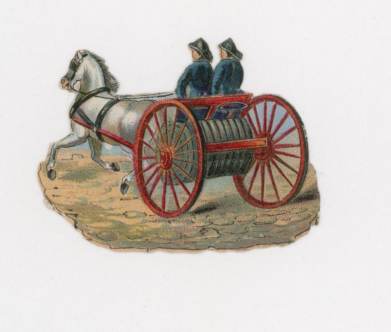Brandbeskyttelse (chromolitho) af English School
