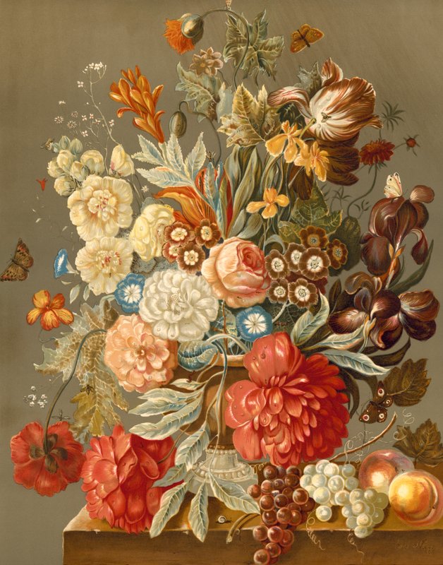 Blomsterudstilling af English School