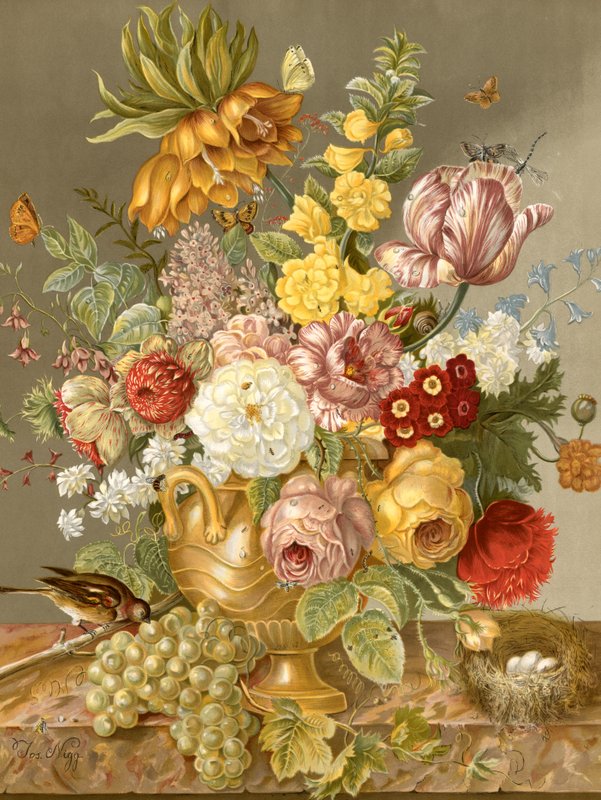 Blomsterudstilling af English School