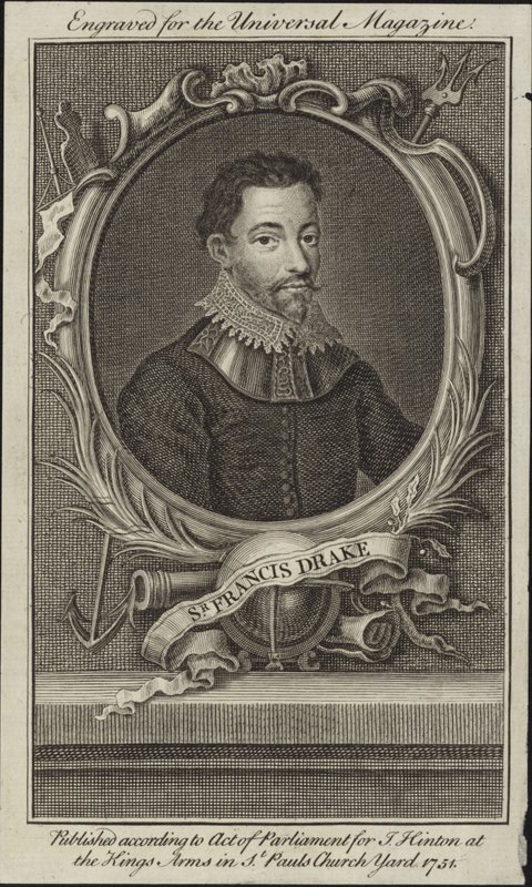 Francis Drake af English School