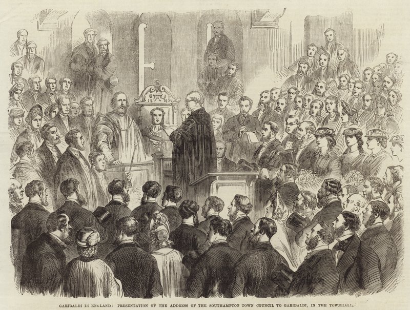 Garibaldi i England af English School