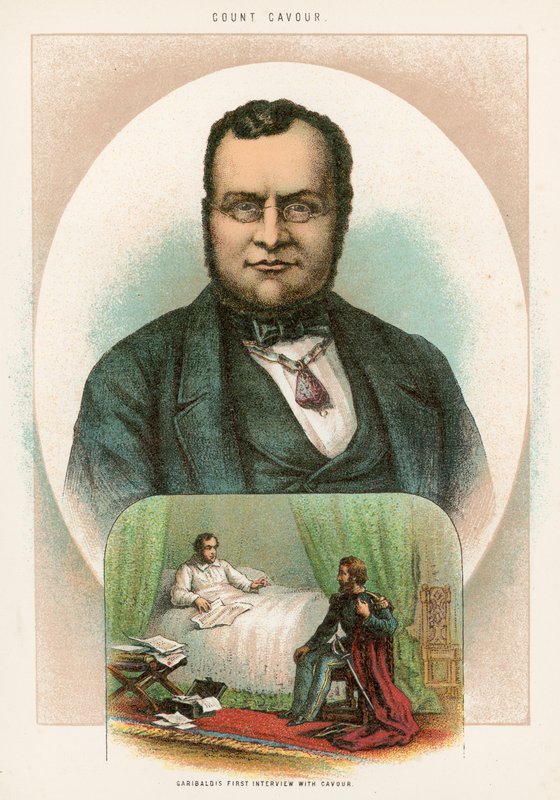 Garibaldis første interview med Cavour af English School