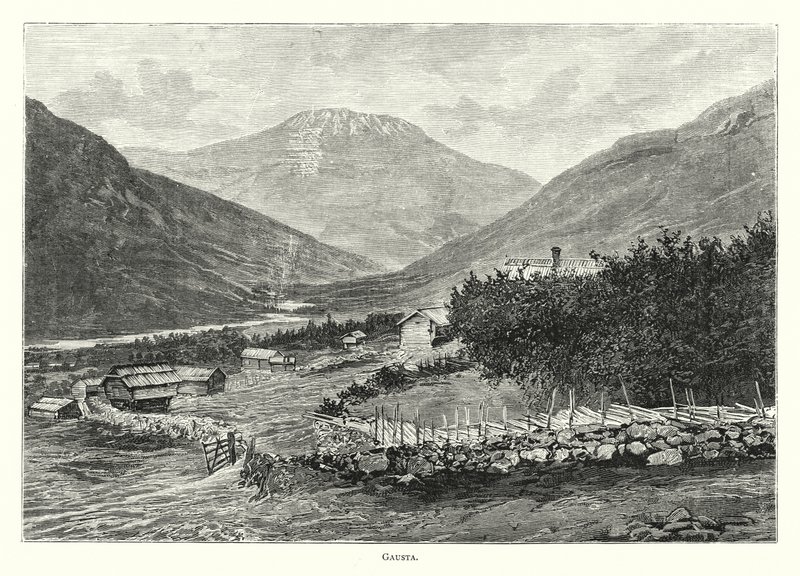 Gausta (gravering) af English School