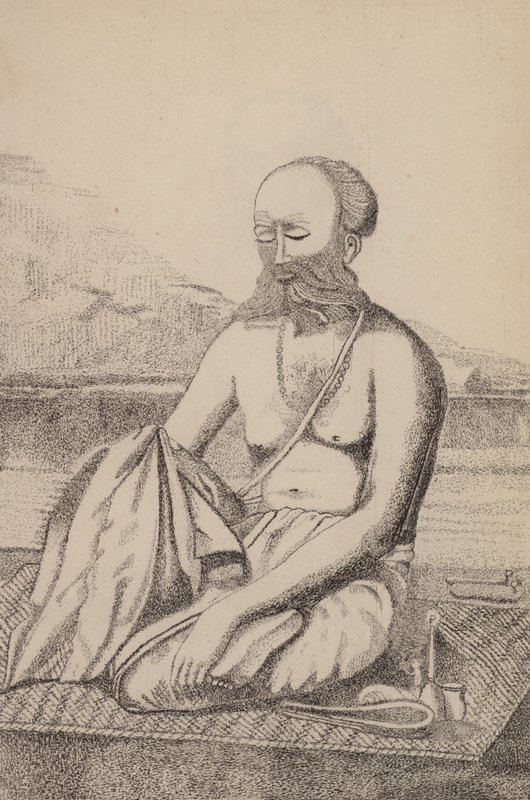 Gayatri eller hemmelig bøn (gravering) af English School