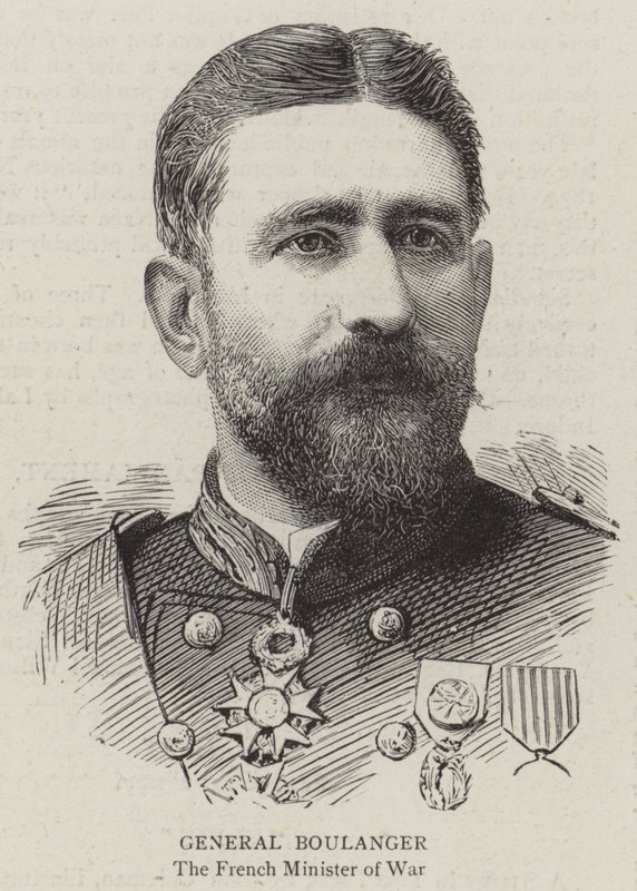 General Boulanger (gravering) af English School