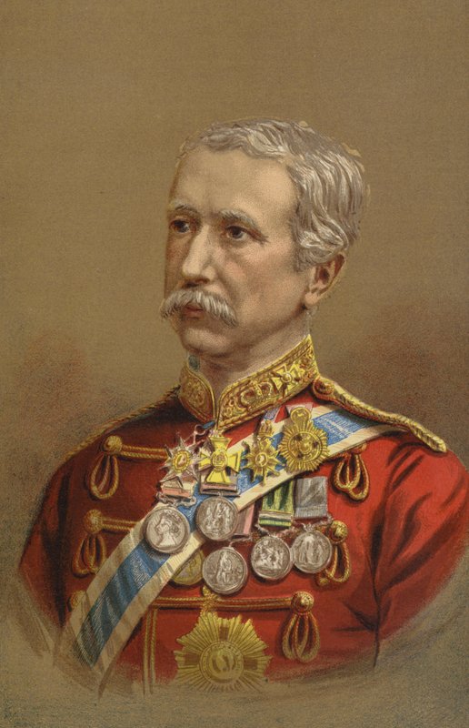 General Lord Wolseley, GCB (chromolitho) af English School