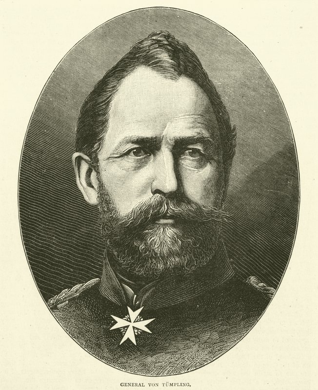 General Von Tumpling, december 1870 af English School