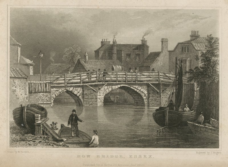 Generelt billede af Bow Bridge af English School