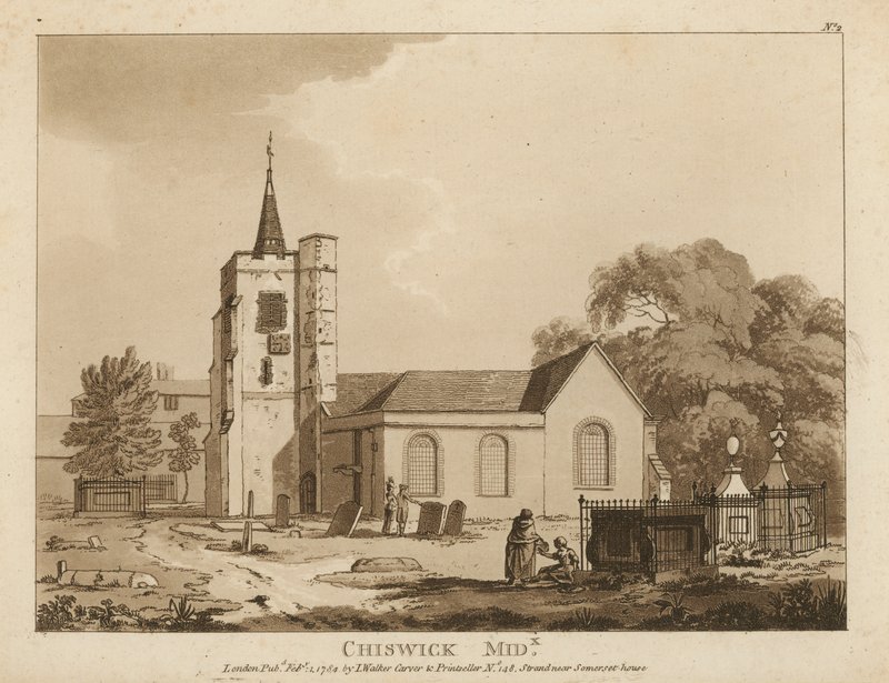 Generel udsigt over Chiswick af English School
