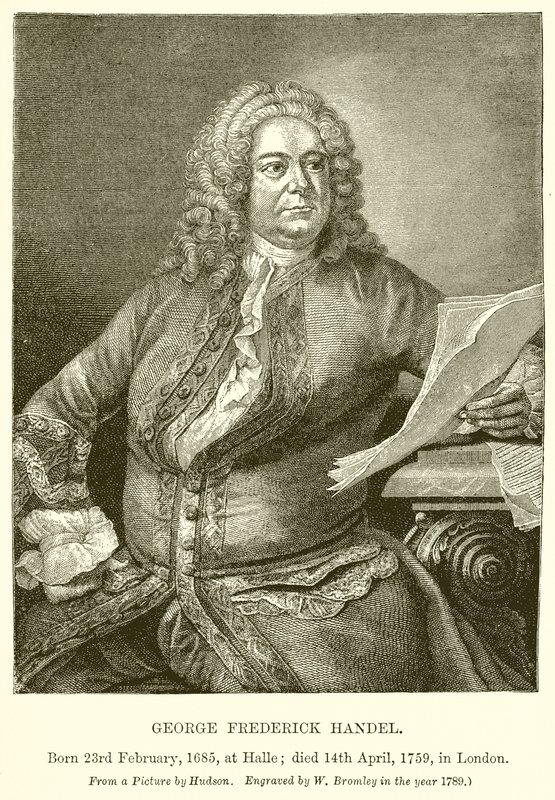 George Frederick Handel af English School
