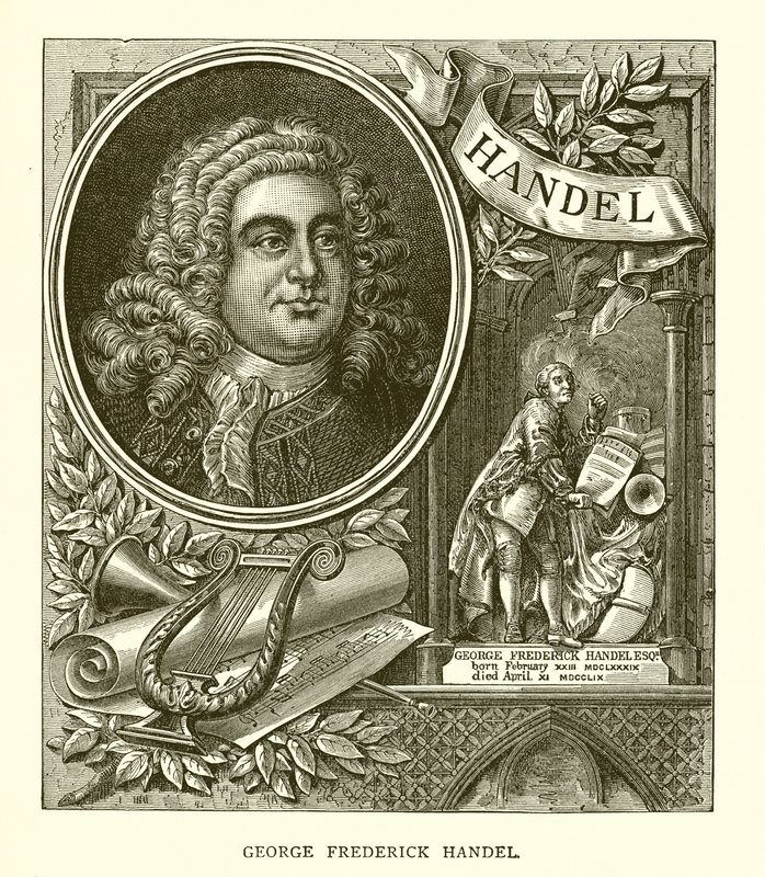 George Frederick Handel af English School