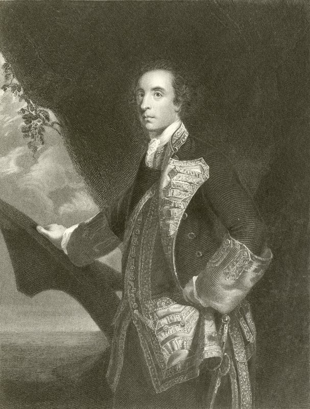 George Lord Rodney af English School