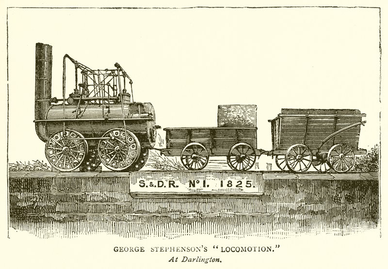 George Stephensons bevægelse. I Darlington af English School