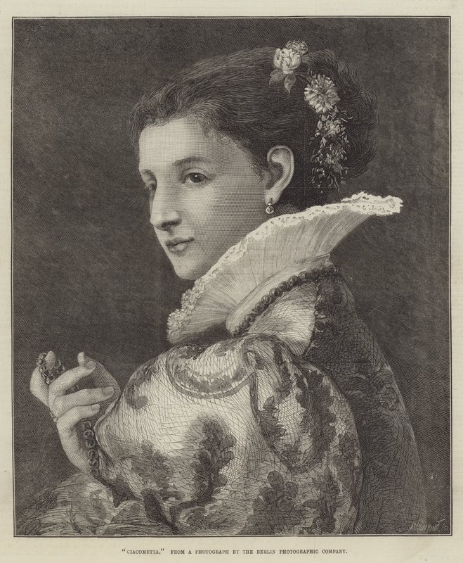Giacometta (gravering) af English School