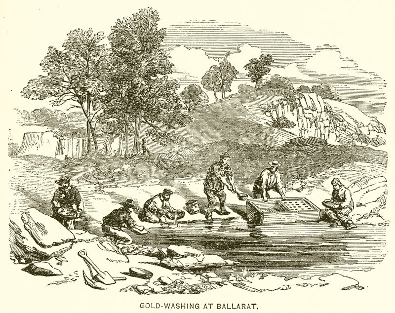 Guldvask på Ballarat af English School