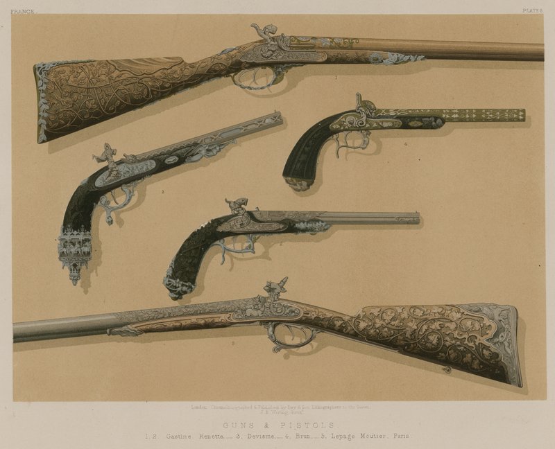 Geværer og pistoler af English School