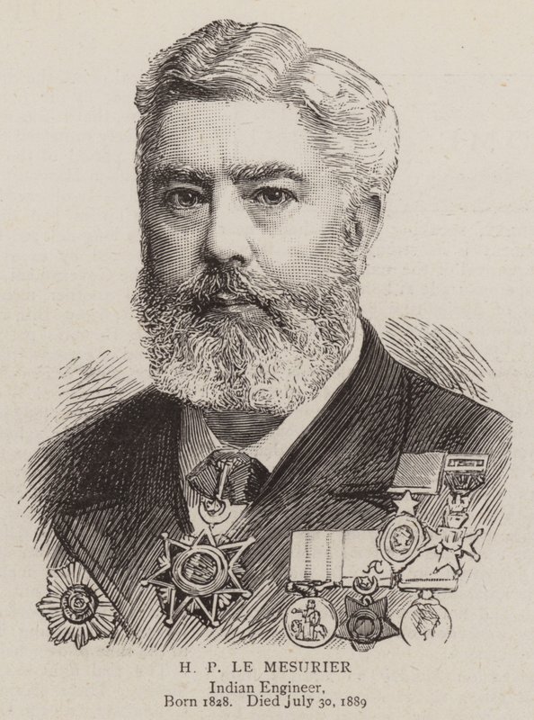H P Le Mesurier (gravering) af English School