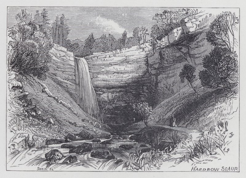 Hardrow Scaur (gravering) af English School