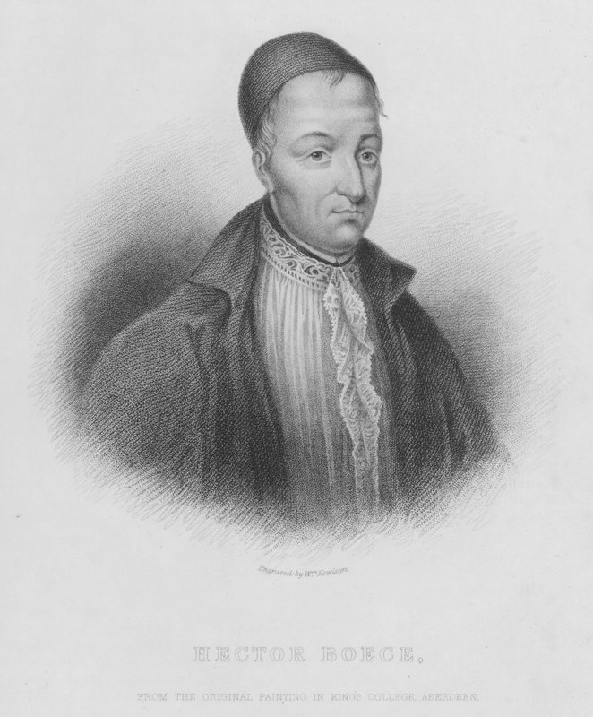 Hector Boece (gravering) af English School