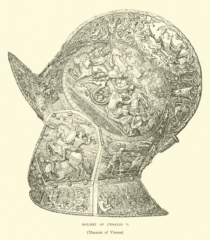 Hjelm af Charles V af English School