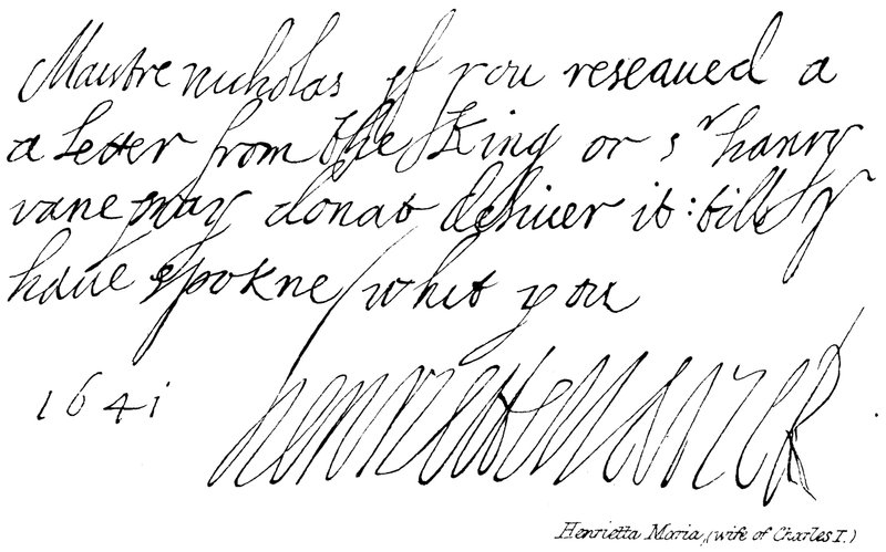 Henrietta Maria, (kone til Charles I) af English School