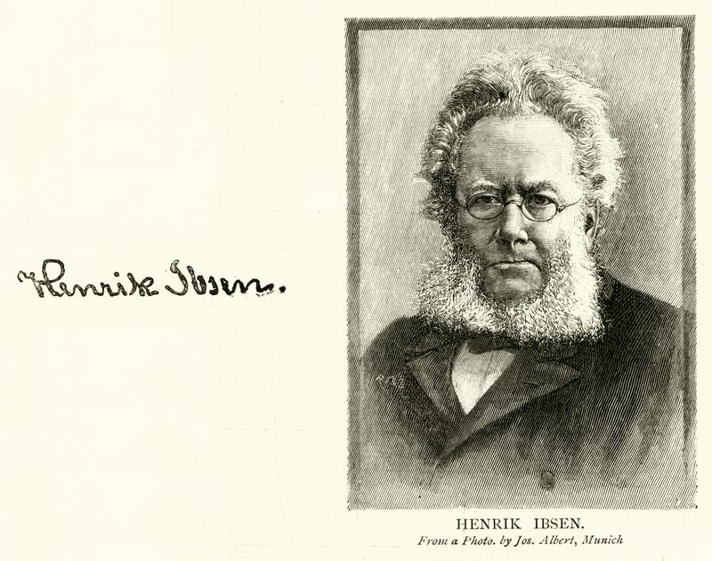 Henrik Ibsen (stik) af English School