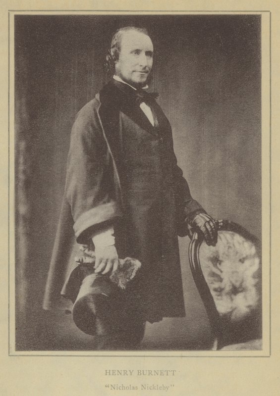 Henry Burnett, Nicholas Nickleby (litho) af English School