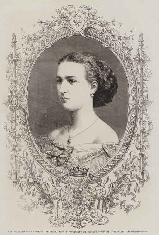 Hendes Kongelige Højhed Prinsesse Alexandra (gravering) af English School