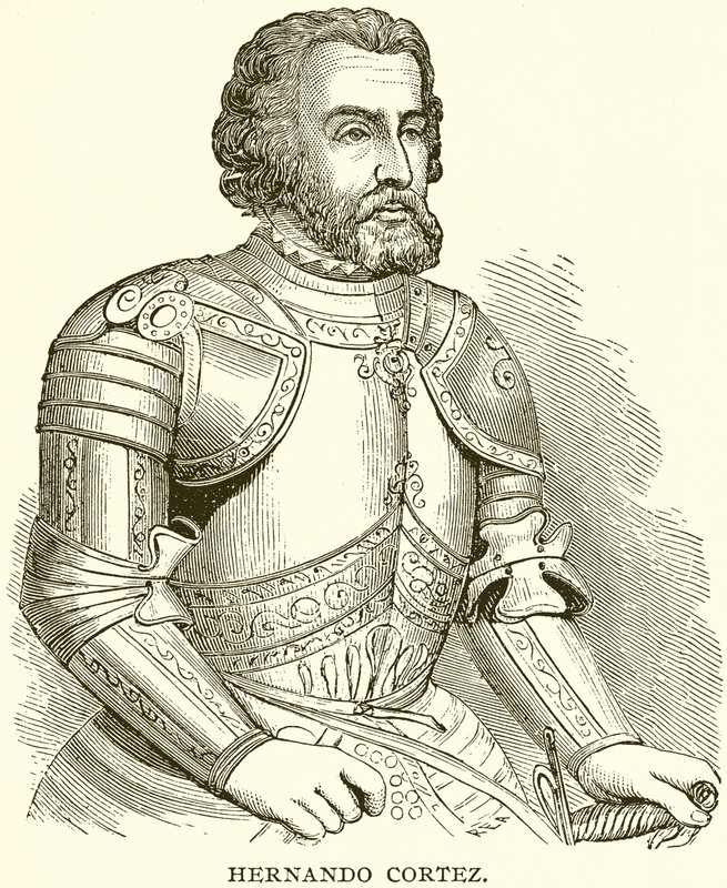 Hernando Cortez af English School