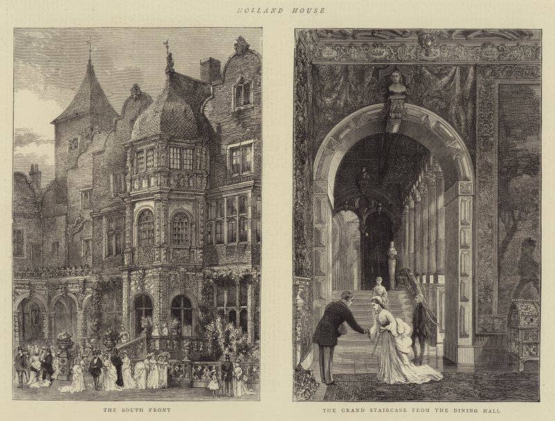 Holland House (gravering) af English School
