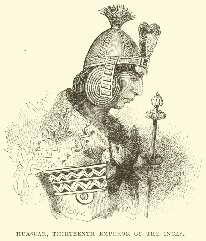 Huascar, inkaernes trettende kejser af English School