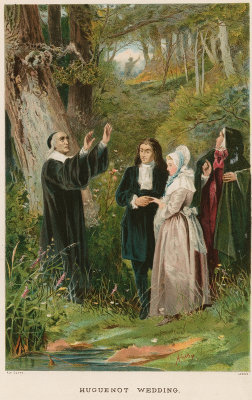 Huguenot bryllup af English School