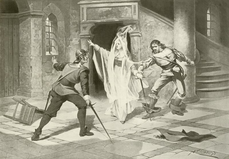 I Puritani, Akt I scene v (dybtryk) af English School
