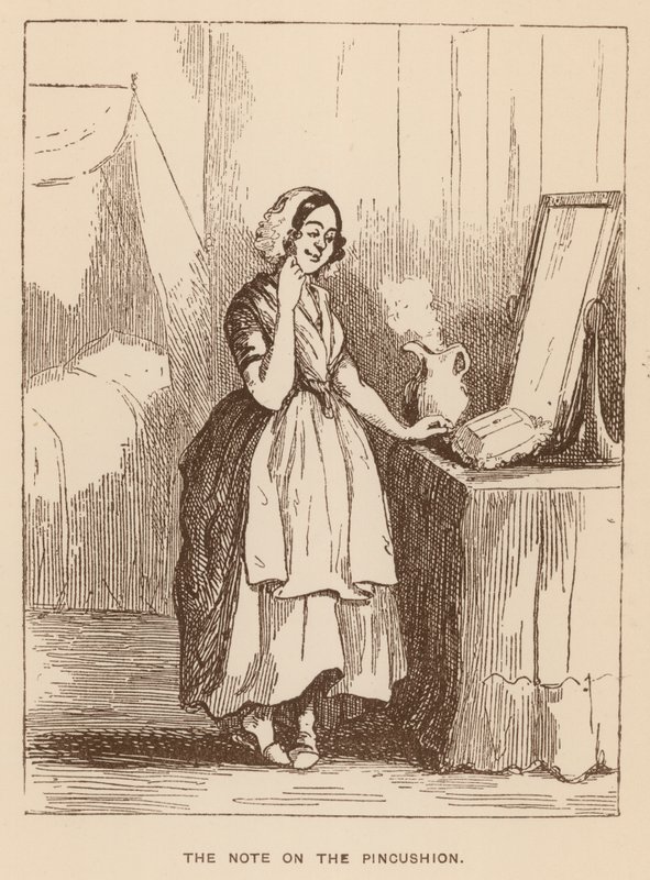 Illustration til Vanity Fair af Thackeray af English School