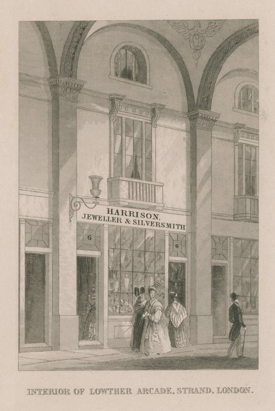 Interiør af Lowther Arcade af English School