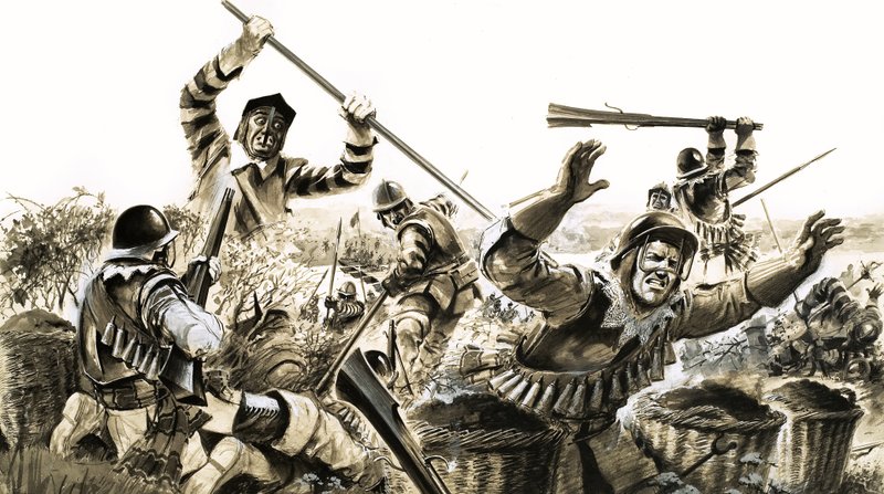 Into Battle: Oliver Cromwells sidste triumf af English School