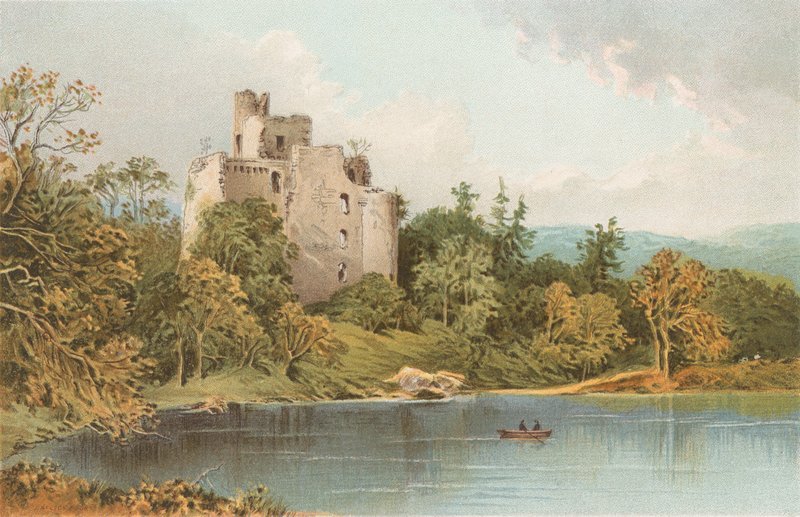 Invergarry Castle - Loch Oich af English School