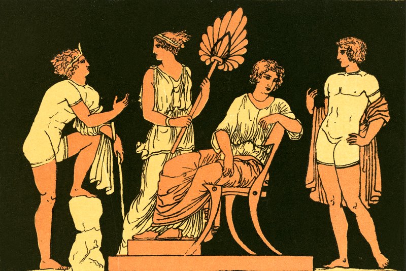 Iphigenia og Orestes af English School