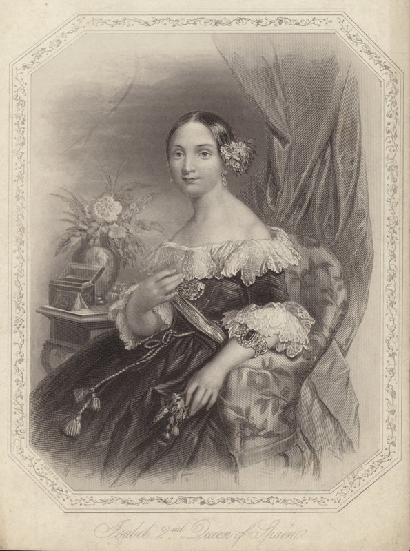 Isabella II af Spanien af English School