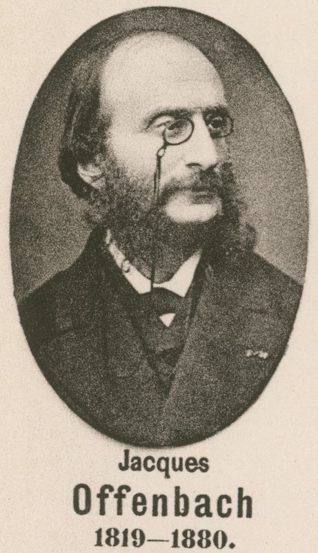 Jacques Offenbach (gravering) af English School
