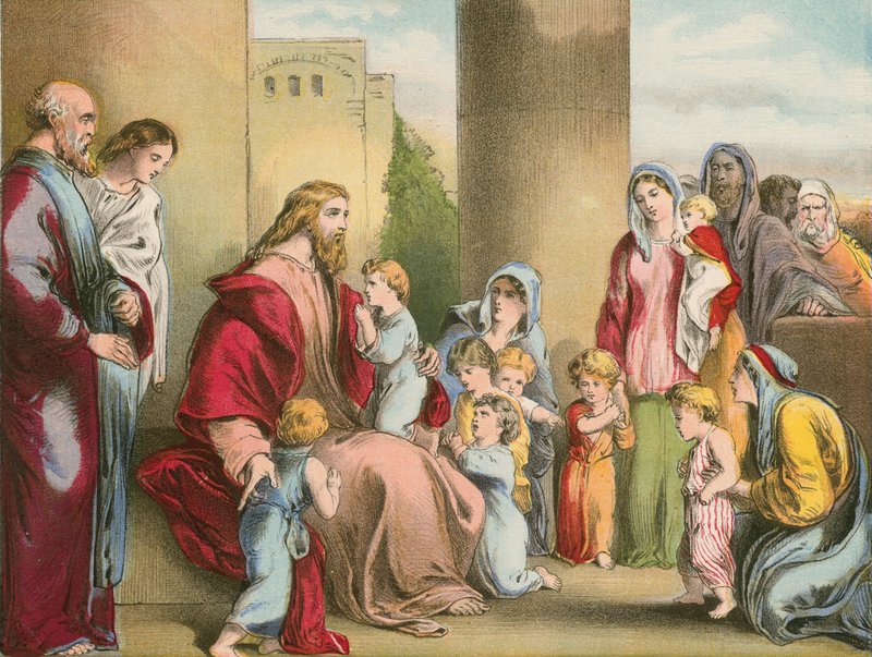 Jesus og de små børn af English School