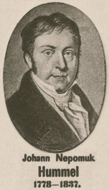 Johann Nepomuk Hummel (dybtryk) af English School