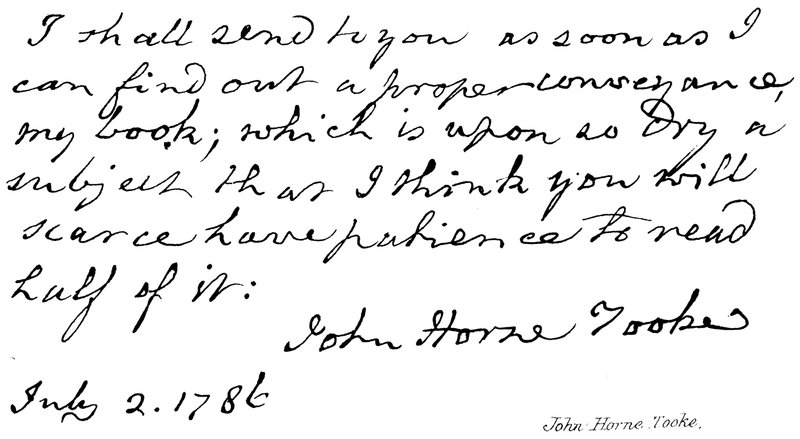 John Horne Tooke af English School