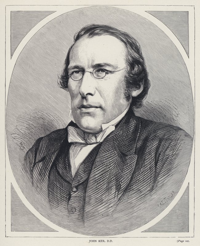 John Ker, DD (gravering) af English School