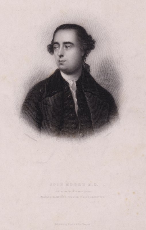 John Moore, skotsk læge (gravering) af English School