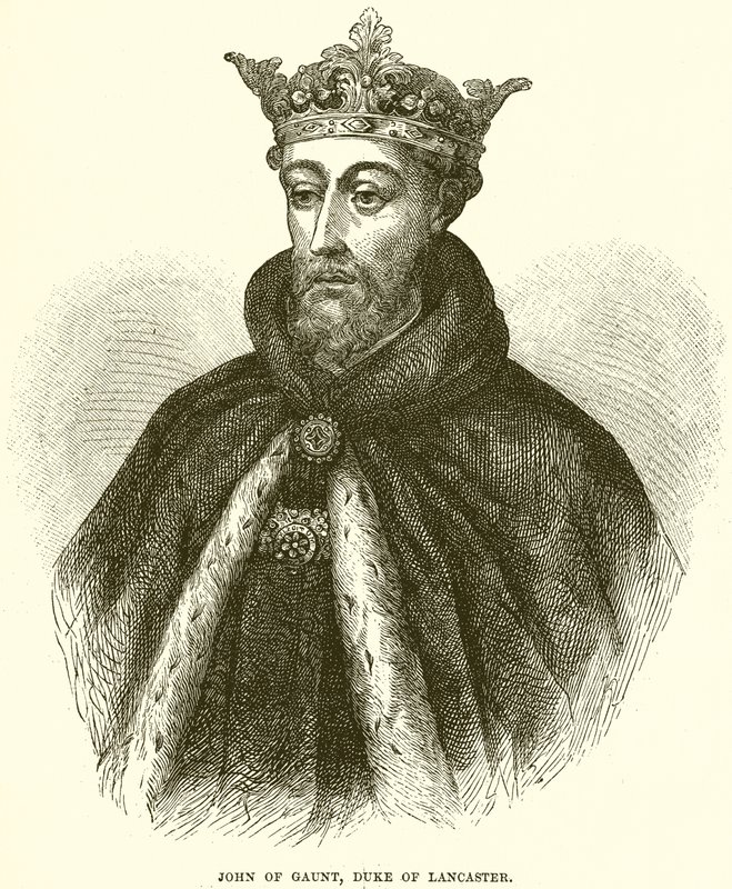 John of Gaunt, hertug af Lancaster af English School