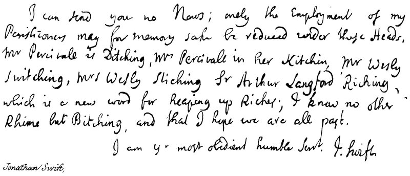 Jonathan Swift af English School