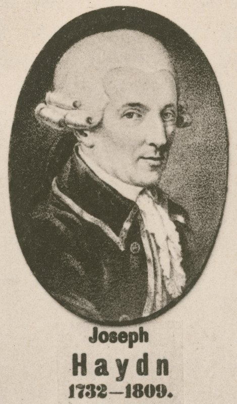 Joseph Haydn (gravering) af English School