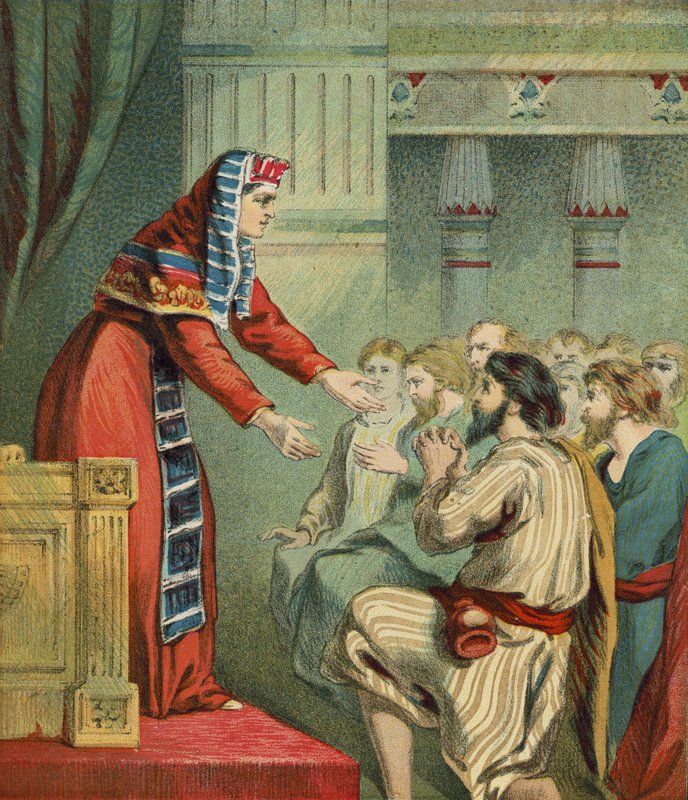Josef tager imod sine brødre i Egypten af English School